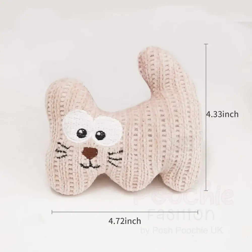 Kitty Plush Knitted Catnip Toys 2 Pack - Posh Catz - 4