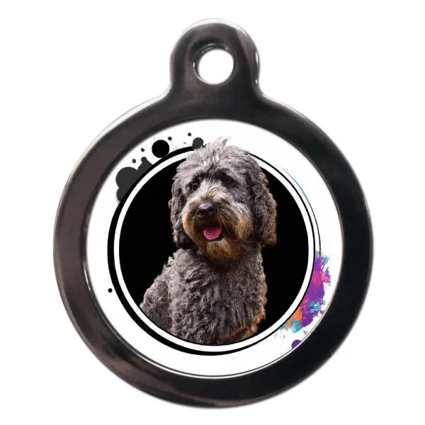 Labradoodle Graffiti Dog Id Tag Ps Pet Tags 1