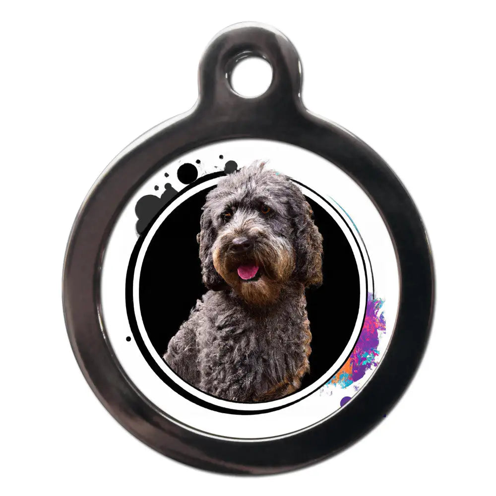 Labradoodle Graffiti Dog Id Tag - Ps Pet Tags - 1
