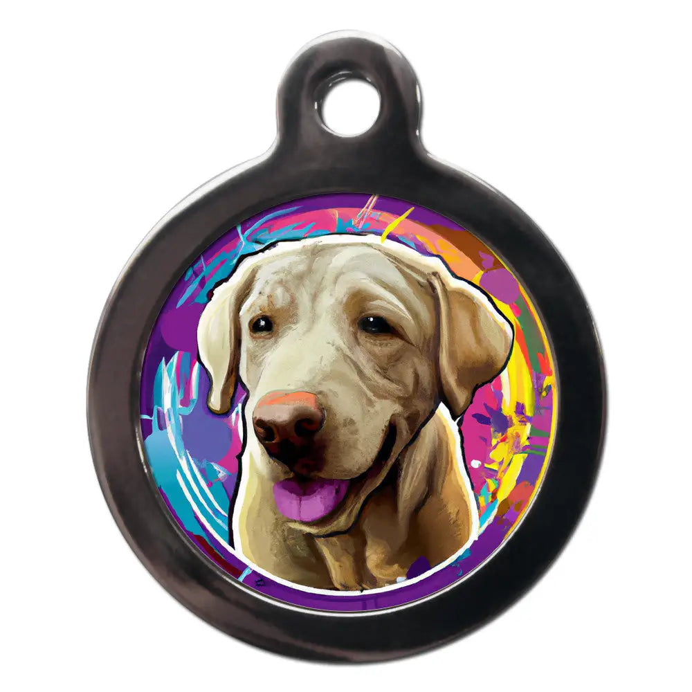 Labrador Graffiti Dog Id Tag - Ps Pet Tags - 1