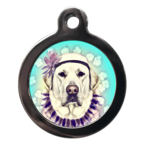 Labrador Hippy Dog Id Tag Ps Pet Tags 1