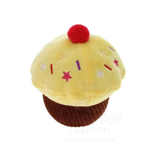 Lemon Pupcake Plush & Squeaky Dog Toy - Posh Pawz - 2