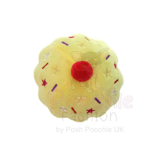 Lemon Pupcake Plush & Squeaky Dog Toy - Posh Pawz - 3