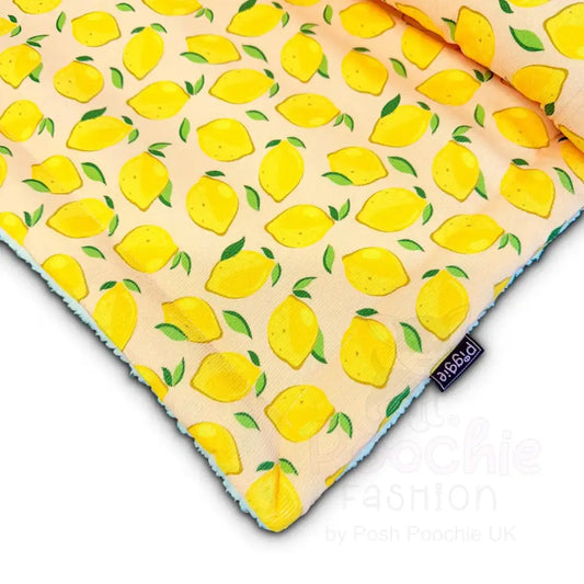 Lemon Squeeze Luxury Corduroy Dog Blanket - Piggie - 2