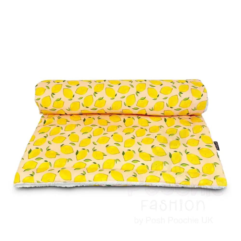 Lemon Squeeze Luxury Corduroy Dog Blanket - Piggie - 8
