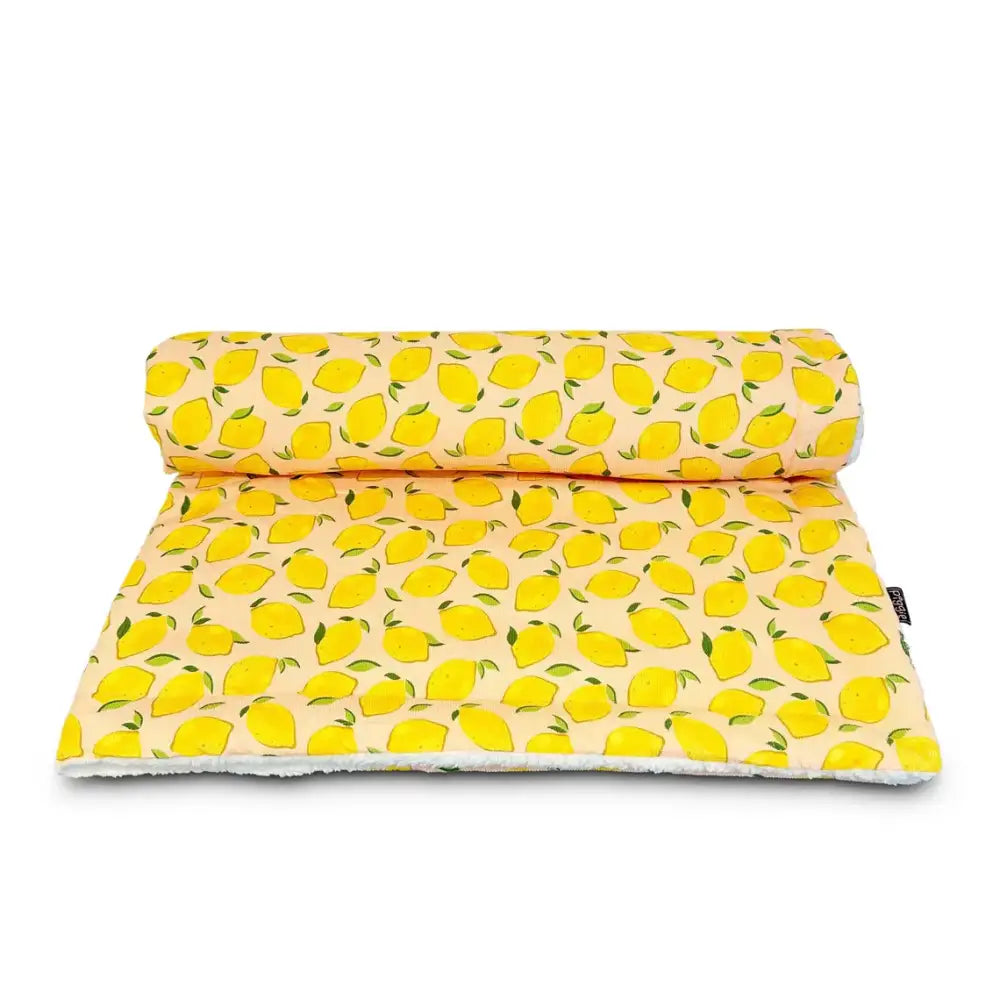 Lemon Squeeze Luxury Corduroy Dog Blanket - Piggie - 8