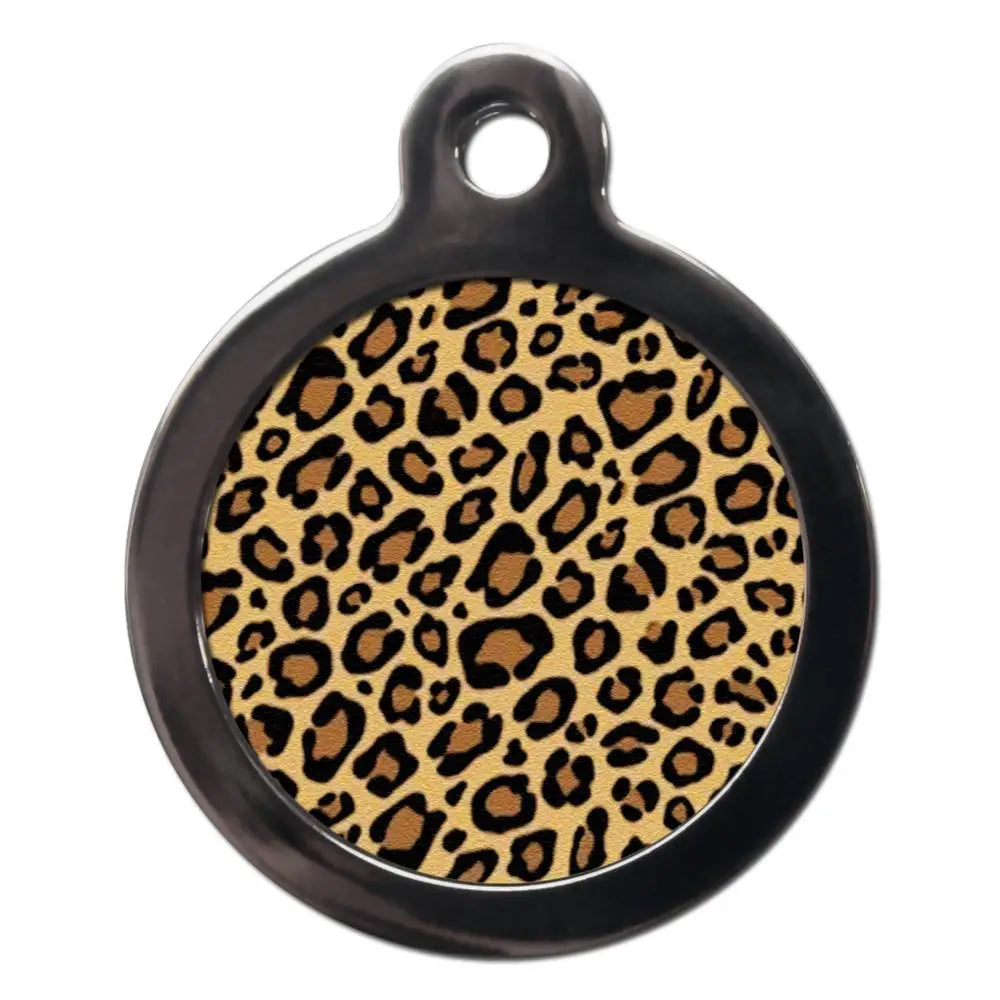 Leopard Print Cat Id Tag - Ps Pet Tags - 1