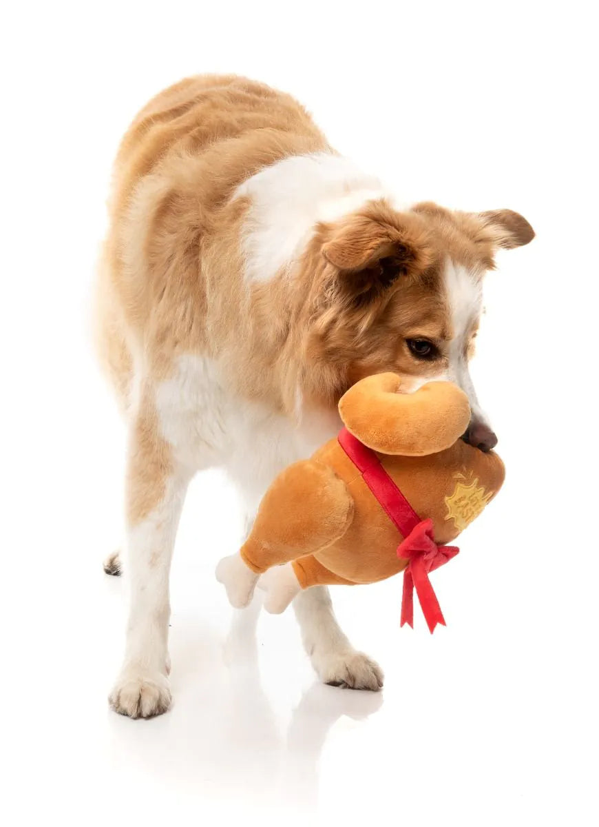 Let's Get Basted Christmas Dog Toy By FuzzYard