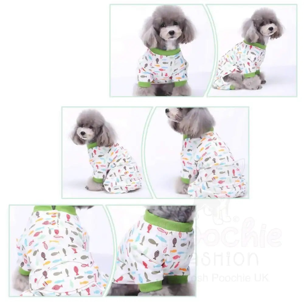 Little Fishy Onesie Dog Pyjamas - Sale - 6