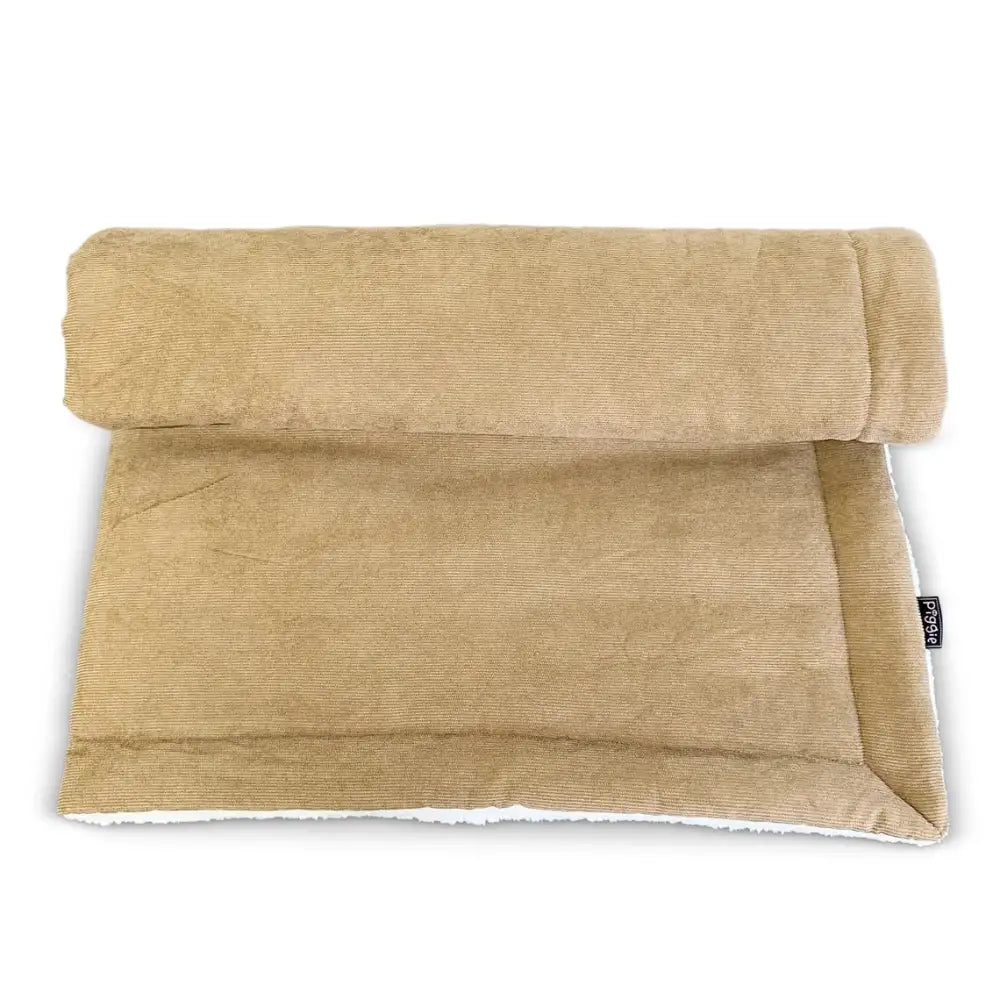 Luxury Beige Corduroy Dog Blanket - Piggie - 8