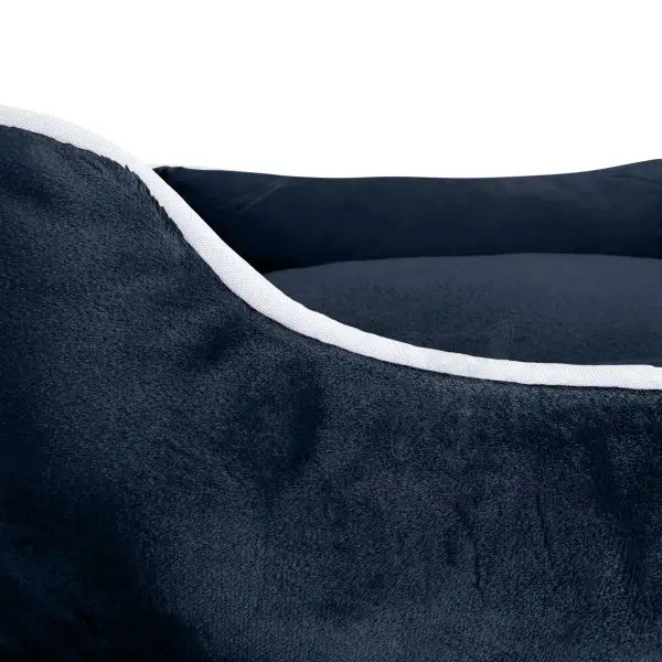 Luxury Black Velvet Dog Bed - Piggie - 3