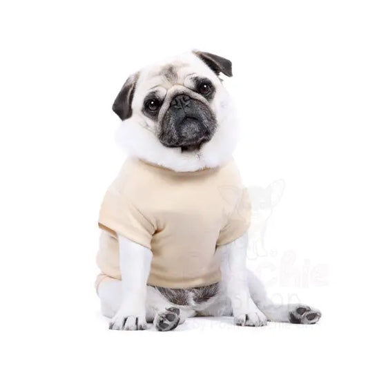 Luxury Cream Dog T-shirt - Rich Paw - 2