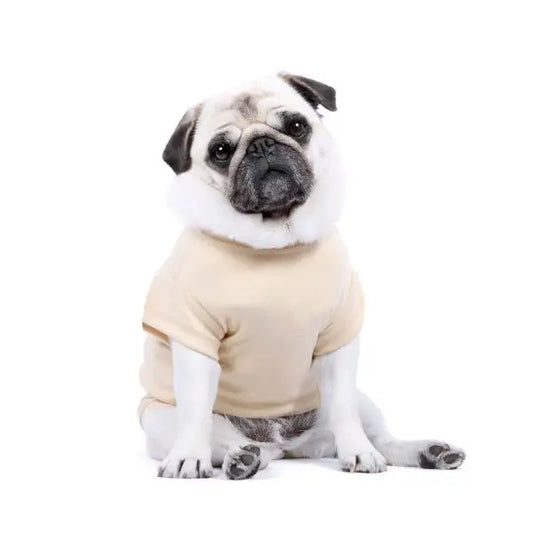 Luxury Cream Dog T-shirt - Rich Paw - 2