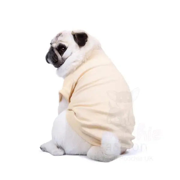 Luxury Cream Dog T-shirt - Rich Paw - 3