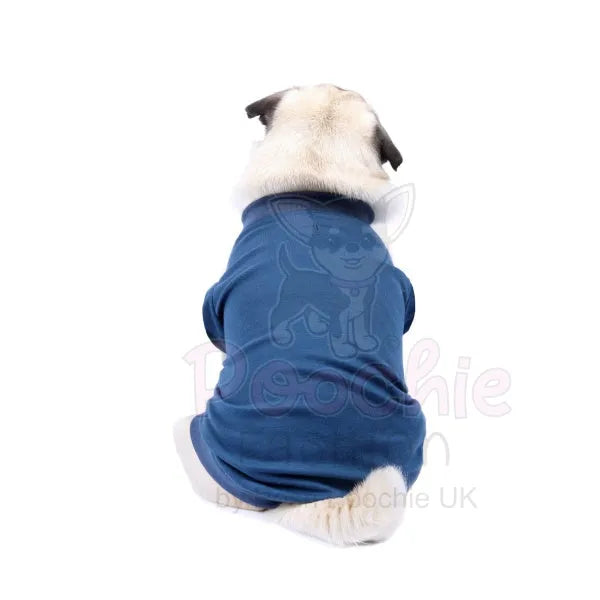 Luxury Deep Blue Dog T-shirt - Rich Paw - 3