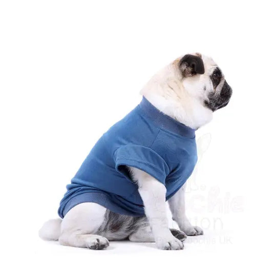 Luxury Deep Blue Dog T-shirt - Rich Paw - 2