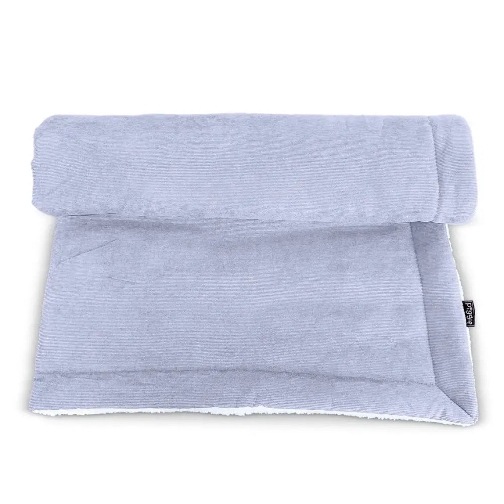Luxury Grey Corduroy Dog Blanket - Piggie - 8