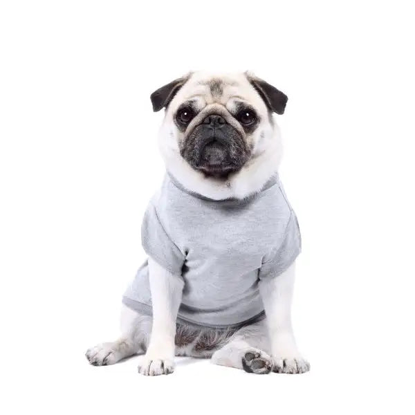Luxury Grey Dog T-shirt - Rich Paw - 1
