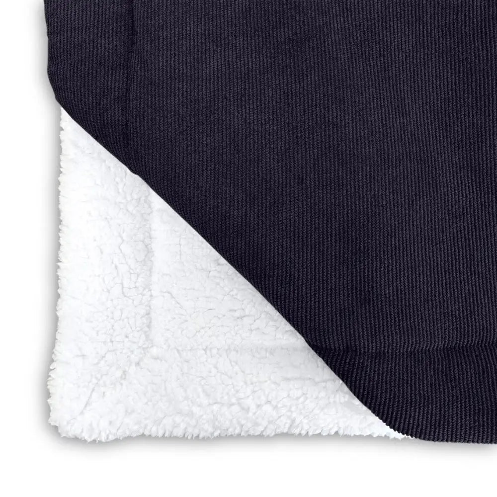 Luxury Personalised Black Corduroy Dog Blanket - Piggie - 8