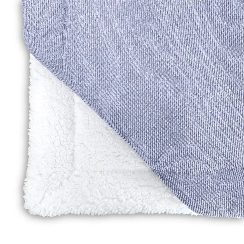 Luxury Personalised Grey Corduroy Dog Blanket - Piggie - 8