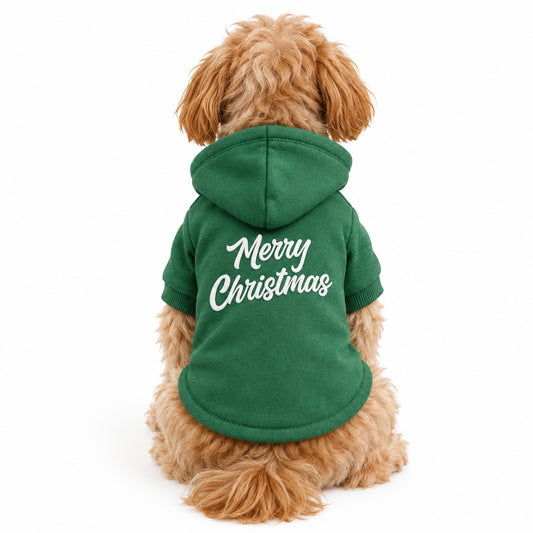 Merry Christmas Dog Hoodie Sweatshirt - Rich Paw - 2