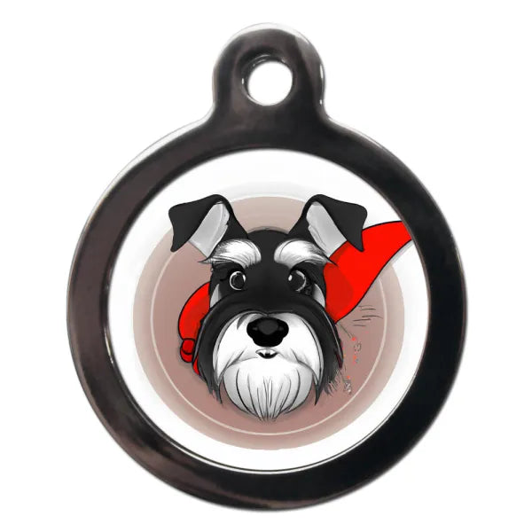 Miniature Schnauzer Superdog Dog Id Tag Ps Pet Tags 1