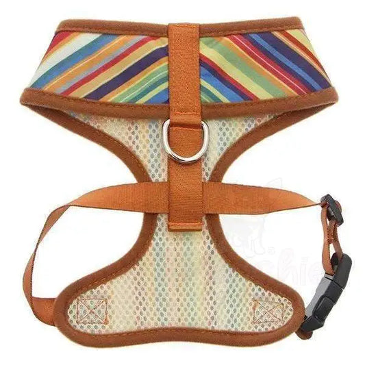 Multi Striped Designer Dog Harness - Sale - 2
