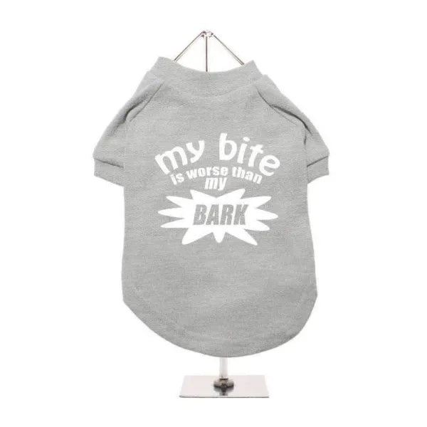 My Bite is Worse than my Bark Dog T-shirt - Urban - 1