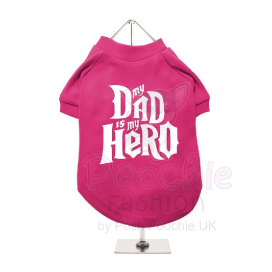 My Dad is my Hero Dog T-shirt - Urban - 2