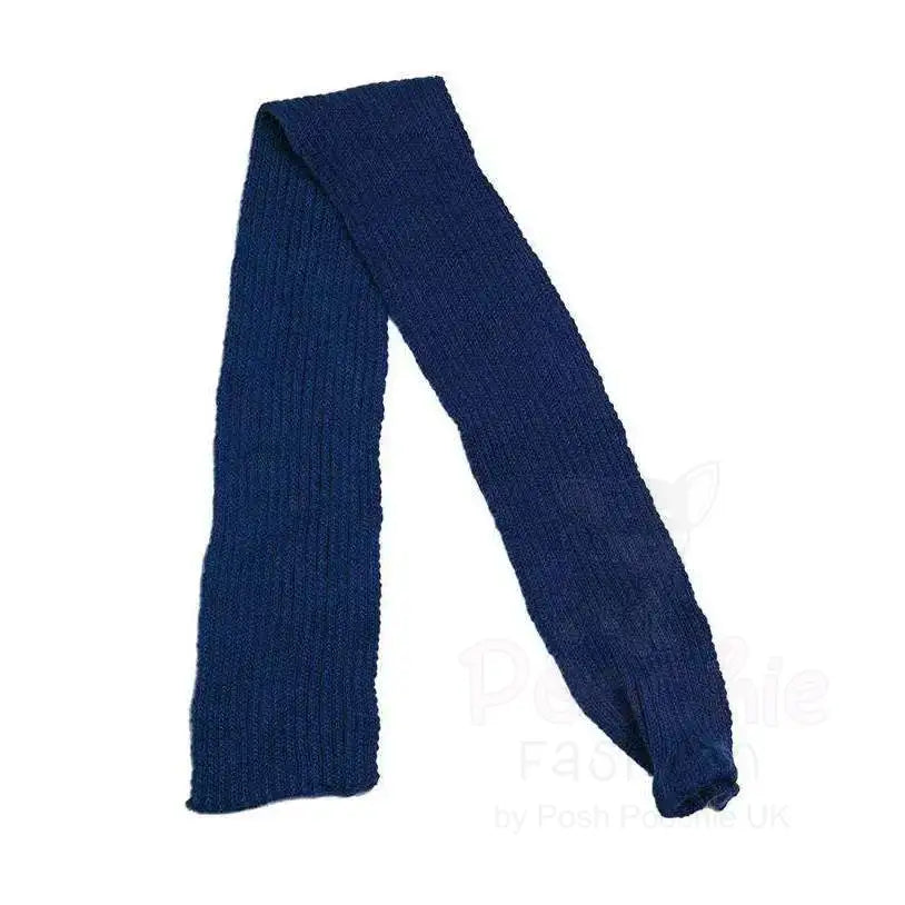 Navy Blue Knitted Dog Scarf - Sale - 2