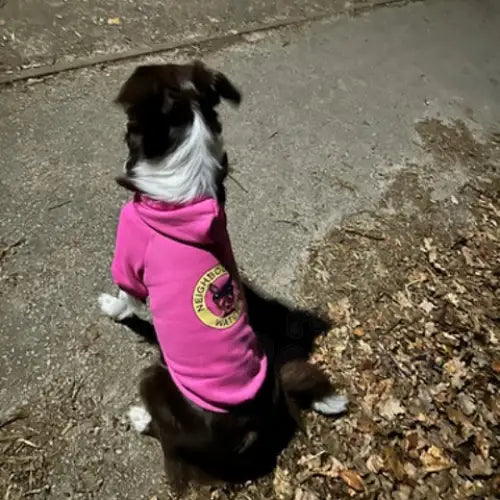 Neighbourhood Watch Dog Hoodie Hot Pink Large - Sale - 2