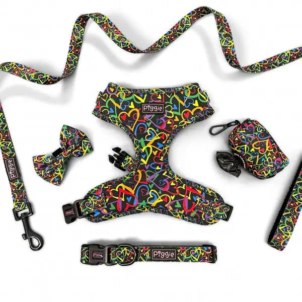 Neon Love Dog Collar - Piggie - 2