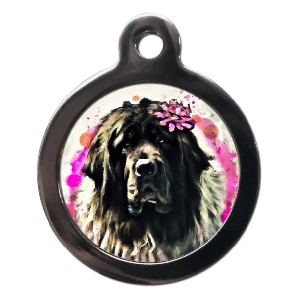 Newfoundland Hippy Dog Id Tag Ps Pet Tags 1
