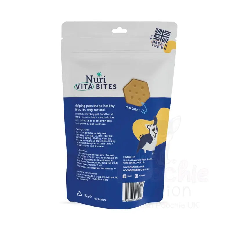 Nuri Vita Bites Dog Supplements 60 Pack - Gut Health - Nuri - 5