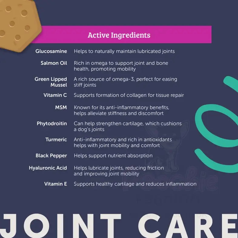 Nuri Vita Bites Dog Supplements 60 Pack - Joint Care - Nuri - 3