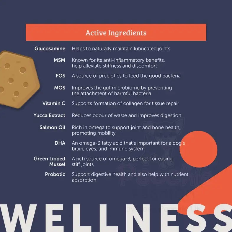 Nuri Vita Bites Dog Supplements 60 Pack - Wellness - Nuri - 3