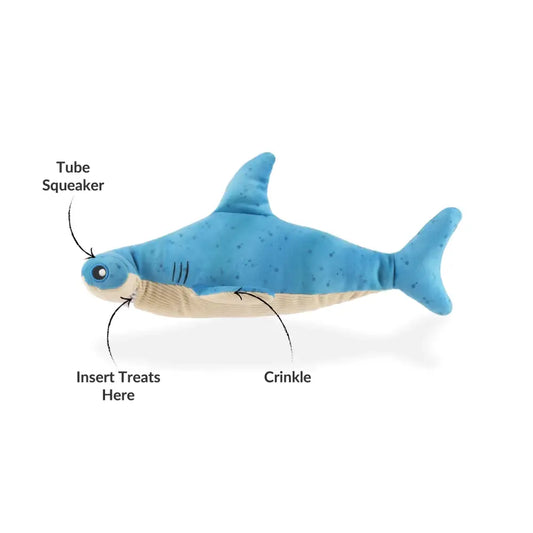 Ocean Buddies Hammerhead Shark Large Dog Toy by P.l.a.y - P.l.a.y - 2