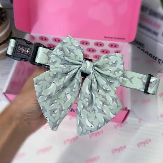 Ocean Predator Dog Sailor Bow Tie - Piggie - 2