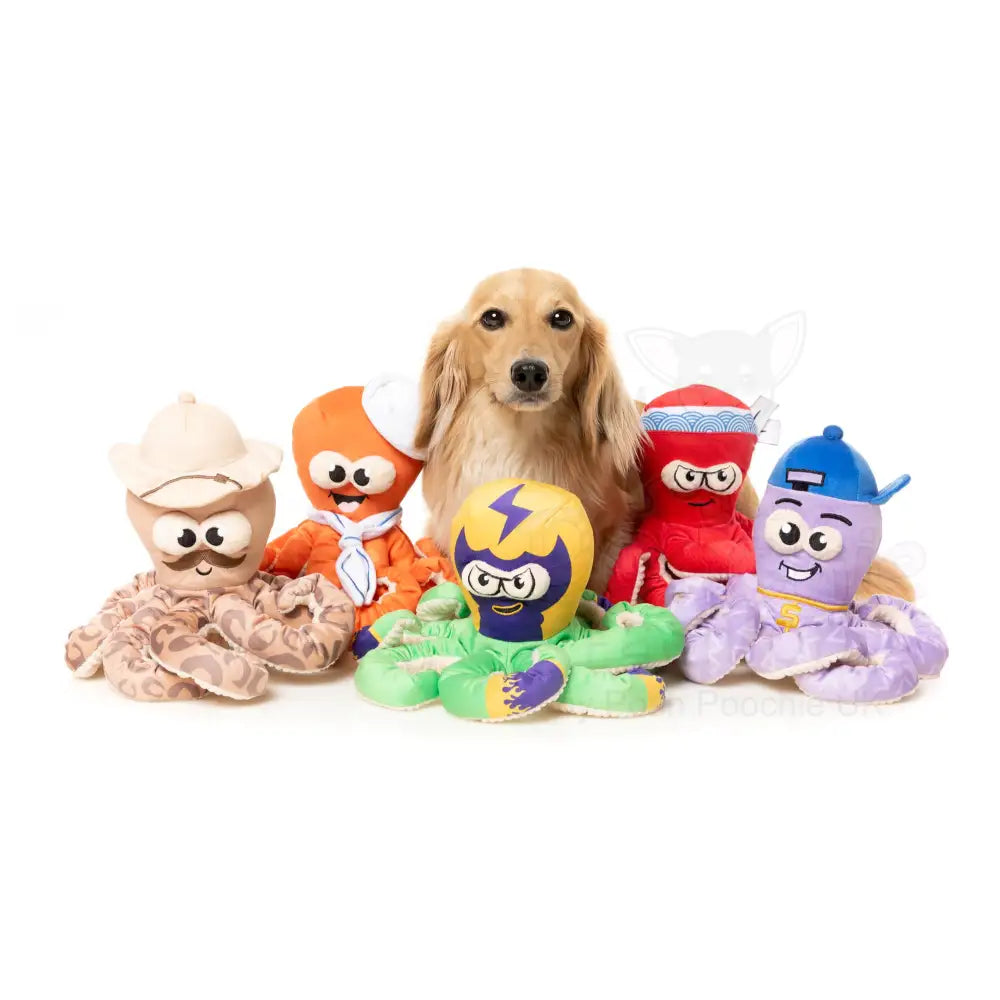 Octo-posse Dog Toy - Takoyaki by Fuzzyard - Fuzzyard - 5