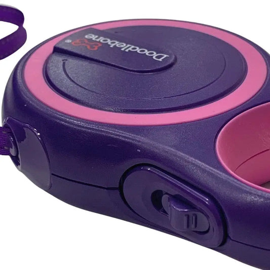 Originals Retractable Dog Lead Violet Purple/pink - Doodlebone - 2