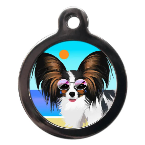 Papillon Summertime Dog Id Tag Ps Pet Tags 1
