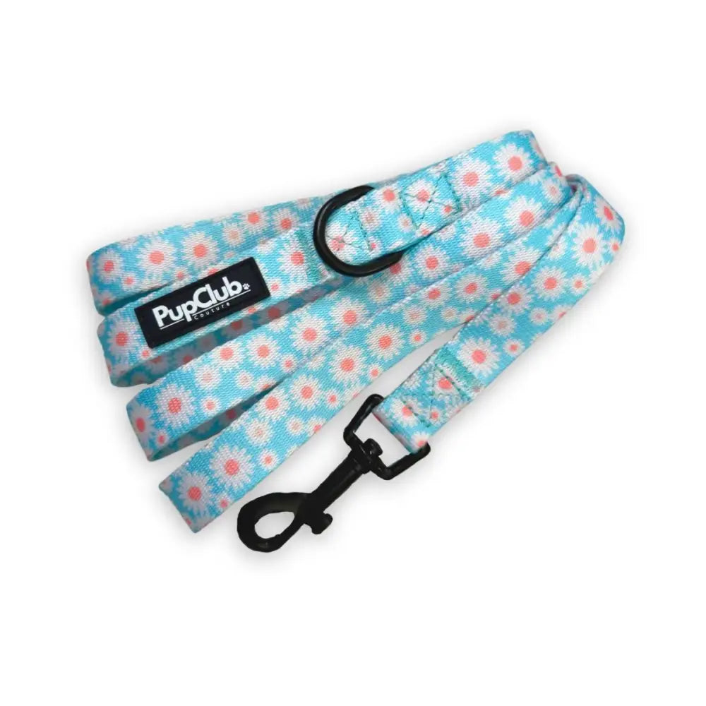 Pastel Daisy Dog Lead - Pupclub Couture - 1