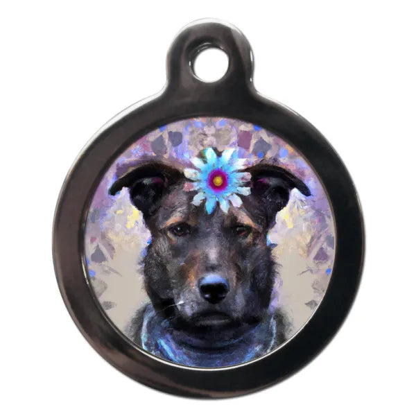Patterdale Hippy Dog Id Tag Ps Pet Tags 1