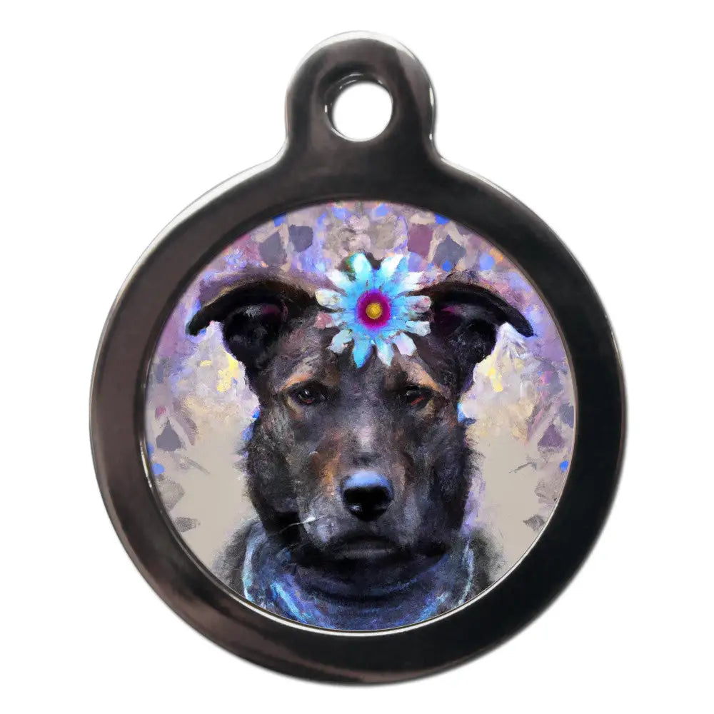 Patterdale Hippy Dog Id Tag - Ps Pet Tags - 1