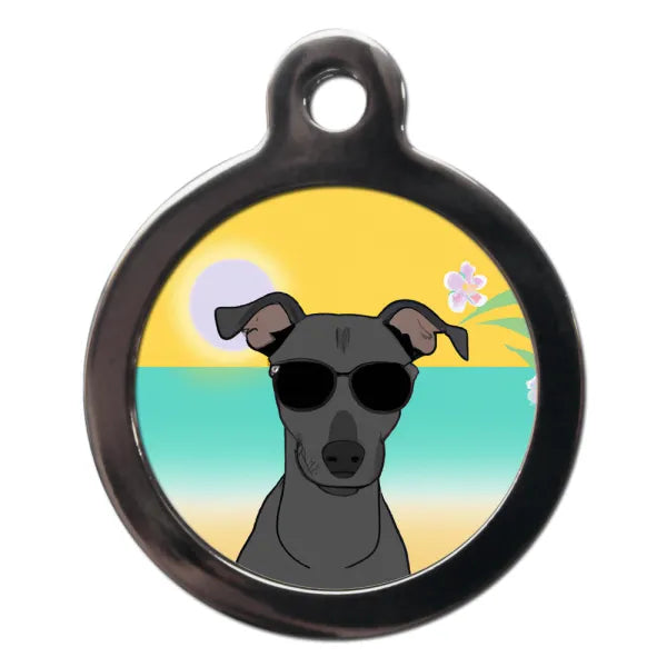 Patterdale Summertime Dog Id Tag Ps Pet Tags 1