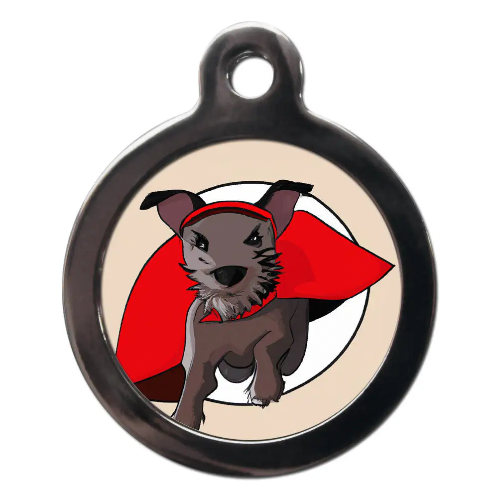 Patterdale Superdog Dog Id Tag - Ps Pet Tags - 1
