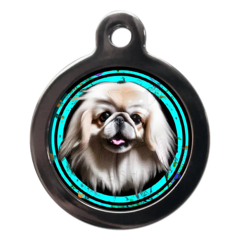 Pekingese Graffiti Dog Id Tag - Ps Pet Tags - 1