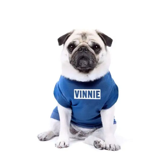 Personalised Block Name Dog t Shirt - Poochie Fashion - 2