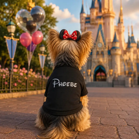 Personalised Disney Name Dog t Shirt - Poochie Fashion - 2
