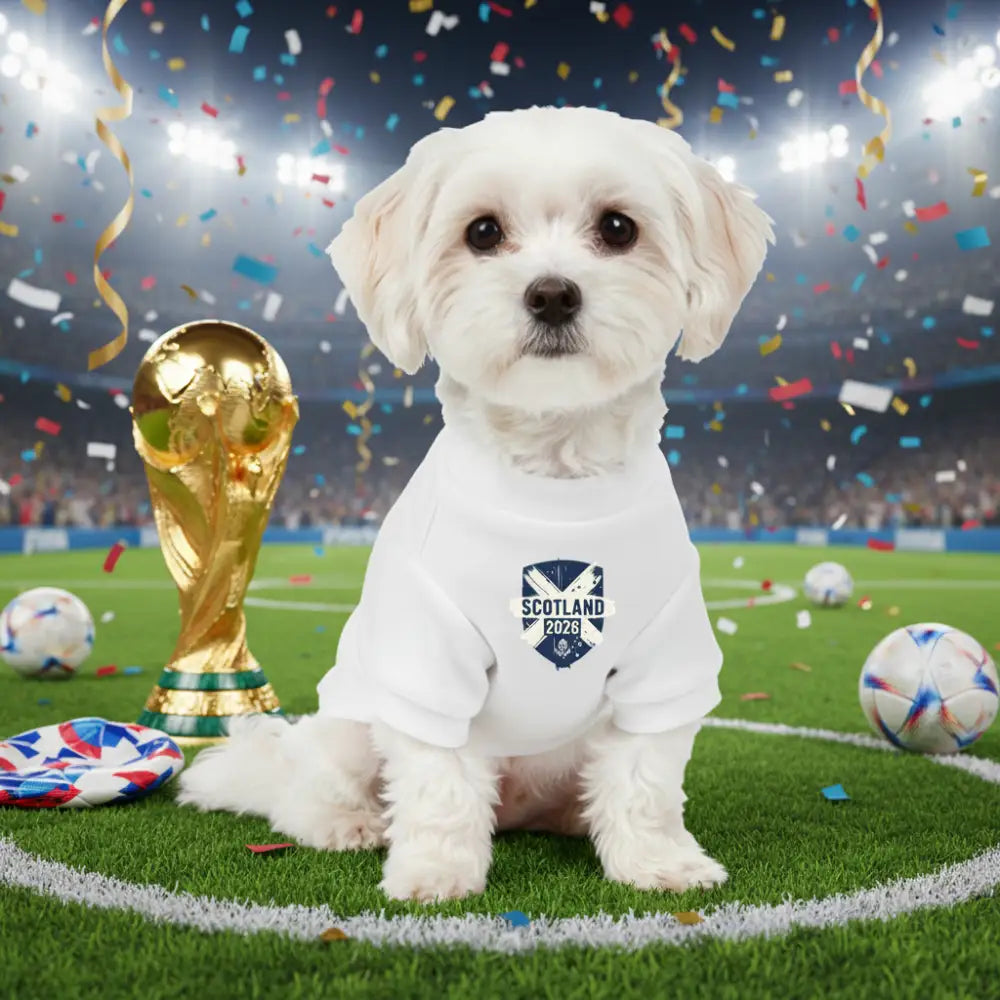 Personalised Scotland 2026 Dog Football Shirt - Poochie Fashion - 3